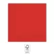 Piros Unicolour Red szalvéta 20 db-os 33x33 cm FSC