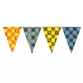 Harry Potter Hogwarts Houses zászlófüzér FSC 2,3 m