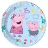 Peppa malac Messy Play papírtányér 8 db-os 23 cm FSC