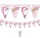 Unikornis Rainbow Colors zászlófüzér FSC 2,3 m