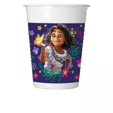 Disney Encanto Flower műanyag pohár 8 db-os 200 ml