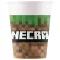 Minecraft Green papír pohár 8 db-os 200 ml FSC
