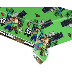 Minecraft Green műanyag asztalterítő 120x180 cm