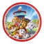 Mancs Őrjárat Rescue Heroes papírtányér 8 db-os 23 cm FSC