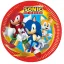 Sonic a sündisznó Sega papírtányér 8 db-os 23 cm FSC