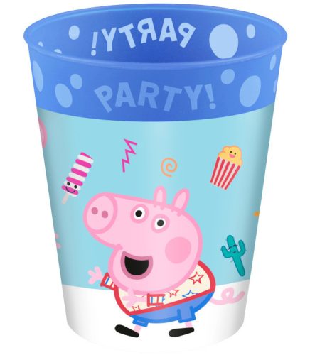 Peppa malac Messy Play micro prémium műanyag pohár 250 ml