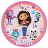 Gabi babaháza Friends papírtányér 8 db-os 23 cm FSC