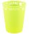 Yellow Fluorescent, Sárga micro prémium műanyag pohár 250 ml