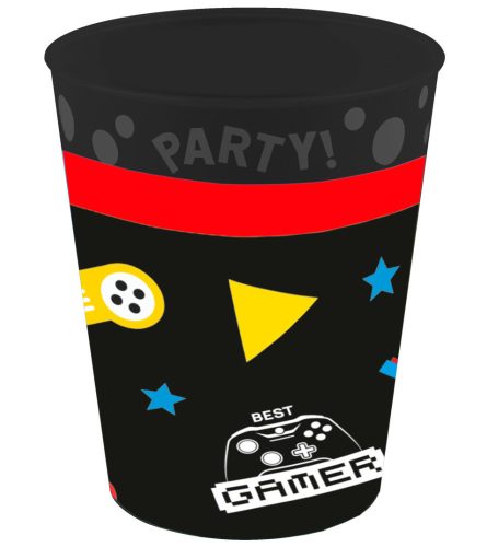 Gaming Party micro prémium műanyag pohár 250 ml