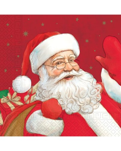 Karácsonyi Santa Claus szalvéta 20 db-os 33x33 cm FSC