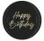 Happy Birthday Elegant papírtányér 8 db-os 23 cm FSC