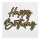 Happy Birthday Elegant szalvéta 20 db-os 33x33 cm FSC