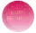 Happy Birthday Golden Pink papírtányér 8 db-os 23 cm FSC