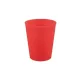Piros Bright red micro prémium műanyag pohár 250 ml