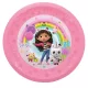 Gabi babaháza Friends micro prémium műanyag lapostányér 4 db-os szett 21 cm