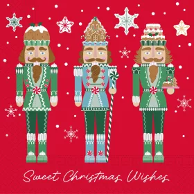 Karácsonyi Sweet Wishes szalvéta 20 db-os 33x33 cm FSC