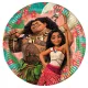 Disney Vaiana Sailing Spirit papírtányér 8 db-os 20 cm FSC