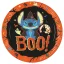 Disney Lilo és Stitch, A csillagkutya Halloween papírtányér 8 db-os 23 cm FSC