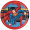 Superman Krypton papírtányér 8 db-os 23 cm FSC