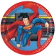 Superman Krypton papírtányér 8 db-os 23 cm FSC