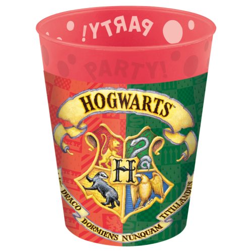 Harry Potter Hogwarts Houses micro prémium műanyag pohár szett 4 db-os 250 ml