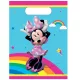 Disney Minnie Makes Me Smile műanyag ajándéktasak, ajándékzacskó 6 db-os