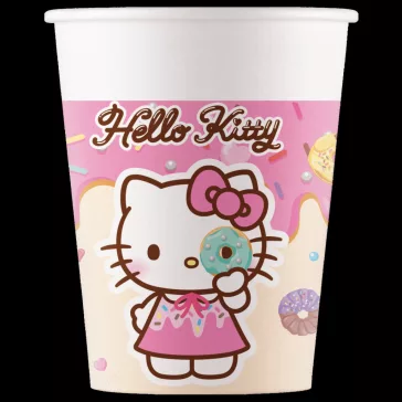 Hello Kitty Kuromi papír pohár 8 db-os 200 ml
