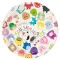 Squishmallows Jazwares papírtányér 8 db-os 23 cm FSC
