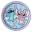 Disney Lilo és Stitch, A csillagkutya Angel Cute papírtányér 8 db-os 23 cm FSC
