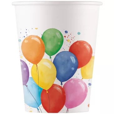 Lufis Colored papír pohár 8 db-os 200 ml FSC
