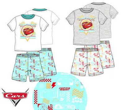 Disney Verdák Summer Race gyerek rövid pizsama 3 - 8 év / 98 - 128 cm