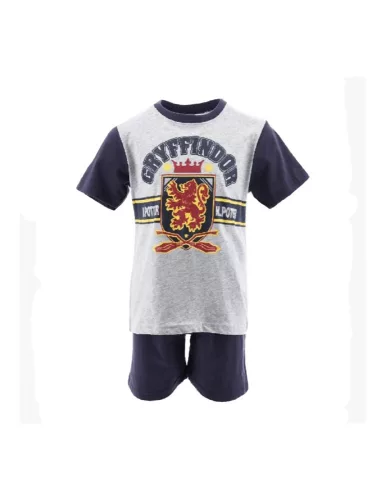 Harry Potter Gryffindor Quidditch gyerek rövid pizsama 6 - 12 év / 116 - 152 cm
