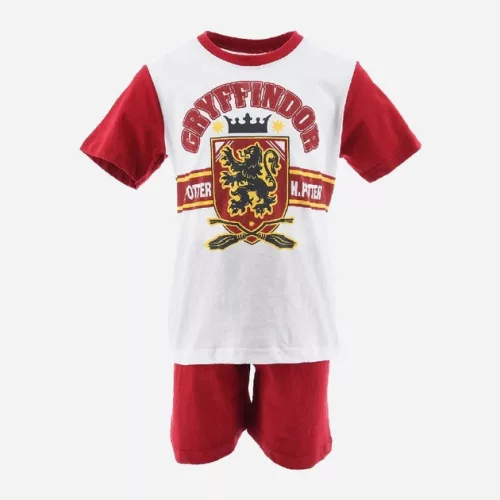 Harry Potter Gryffindor Quidditch gyerek rövid pizsama 6 - 12 év / 116 - 152 cm
