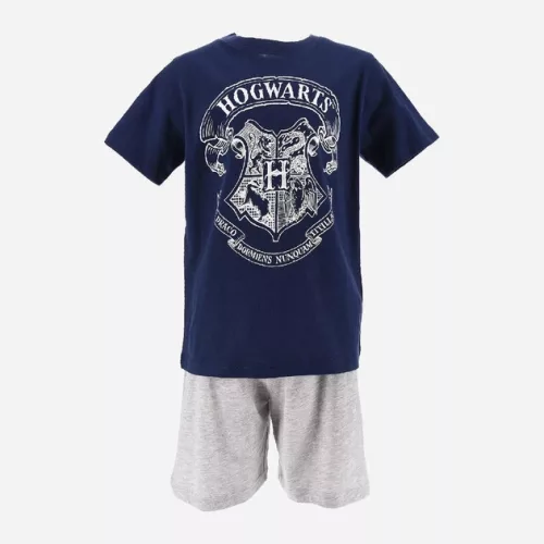 Harry Potter Hogwarts gyerek rövid pizsama 6 - 12 év / 116 - 152 cm