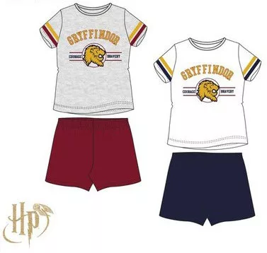Harry Potter Gryffindor gyerek rövid pizsama 6 - 12 év / 116 - 152 cm