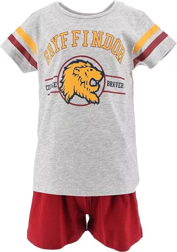 Harry Potter Gryffindor gyerek rövid pizsama 6 - 12 év / 116 - 152 cm
