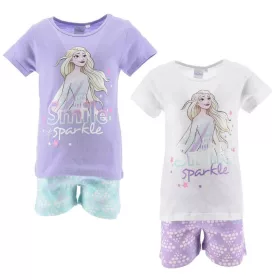  Disney Jégvarázs Smile Sparkle gyerek rövid pizsama 4 - 8 év / 104 - 128 cm