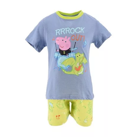 Peppa malac Rock Out gyerek rövid pizsama 3 - 6 év / 98 - 116 cm