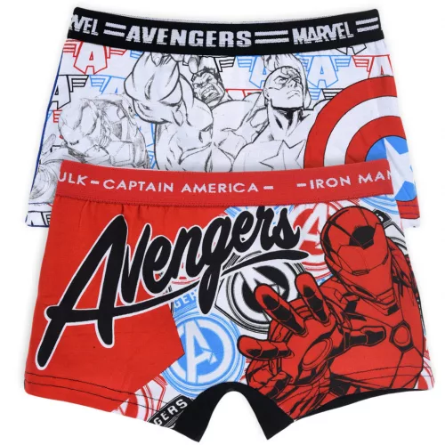 Bosszúállók Troop gyerek boxeralsó 2 darab/csomag 2 - 8 év / 92 - 128 cm