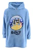 Bluey Stars belebújós plüss polár takaró, poncsó 6/8 év