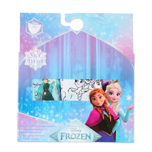 Disney Jégvarázs Kingdom gyerek fehérnemű, bugyi 3 darab/csomag 3 - 8 év / 98 - 128 cm