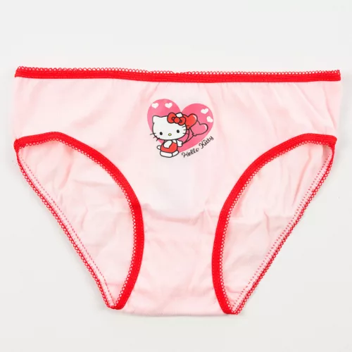 Hello Kitty Hearts gyerek fehérnemű, bugyi 3 darab/csomag 3 - 8 év / 98 - 128 cm