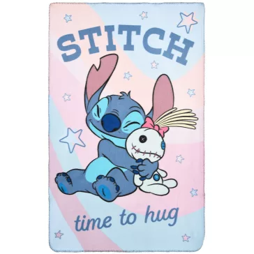   Disney Lilo és Stitch, A csillagkutya Time to Hug polár takaró 100x150cm