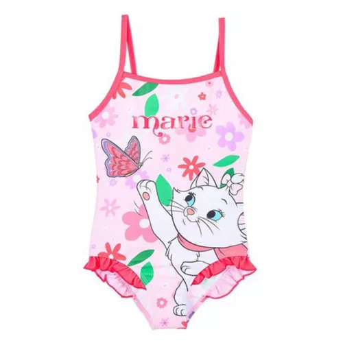 Disney Marie cica Flowers gyerek fürdőruha, úszó 3 - 6 év / 98 - 116 cm