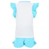 Disney Lilo és Stitch, A csillagkutya Happy Blue gyerek rövid pizsama 3 - 8 év / 98 - 128 cm