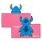 Disney Lilo és Stitch, A csillagkutya Heart kapucnis takaró 80x120 cm