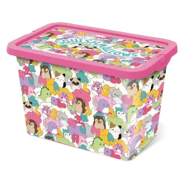Squishmallows Pluffy műanyag tároló doboz 7 L
