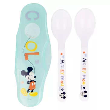 Disney Mickey Hello World baba utazó evőeszköz készlet
