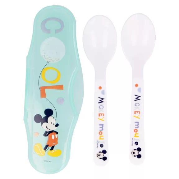 Disney Mickey Hello World baba utazó evőeszköz készlet