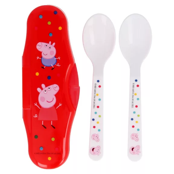 Peppa malac Kindness baba utazó evőeszköz készlet